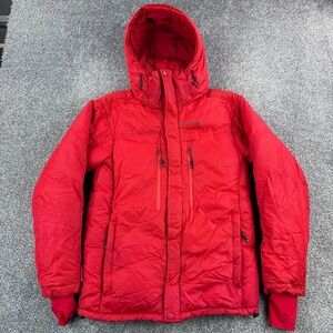 Mountain Warehouse Extreme Crevasse Down Jacket Mens XS Red Padded Insulated